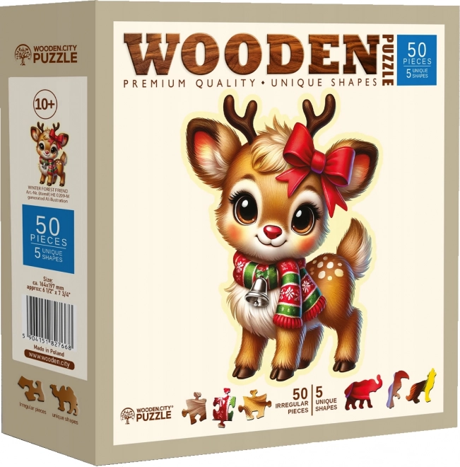 Puzzle in legno Amico Invernale 50 pezzi