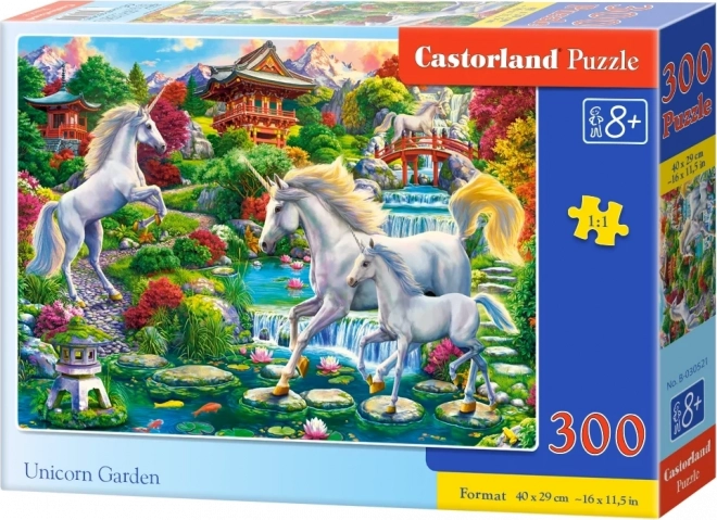 Puzzle 300 pezzi Unicorn Garden