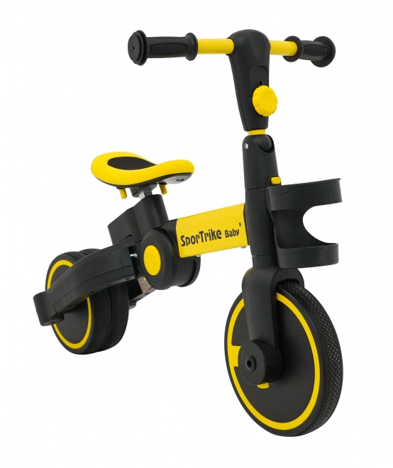 Triciclo Happy Bike 3 in 1 Sportrike Giallo