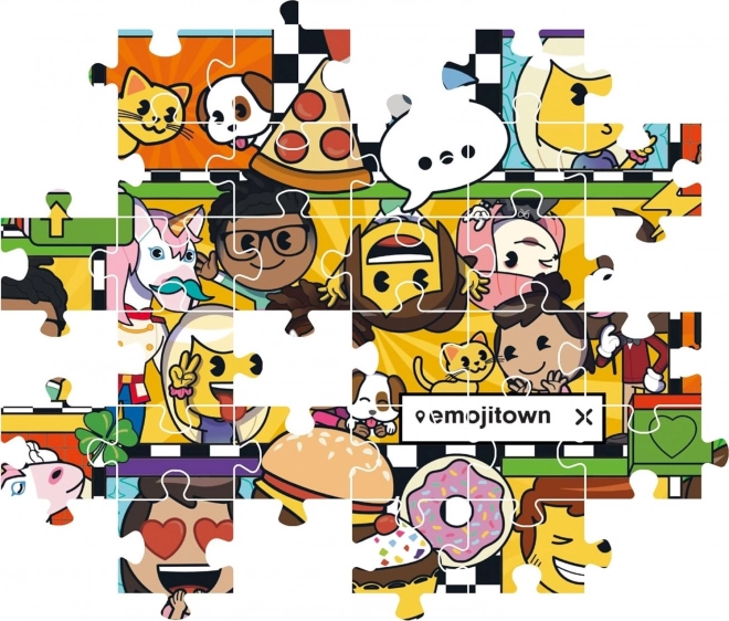 Puzzle 180 pezzi Emojii Town