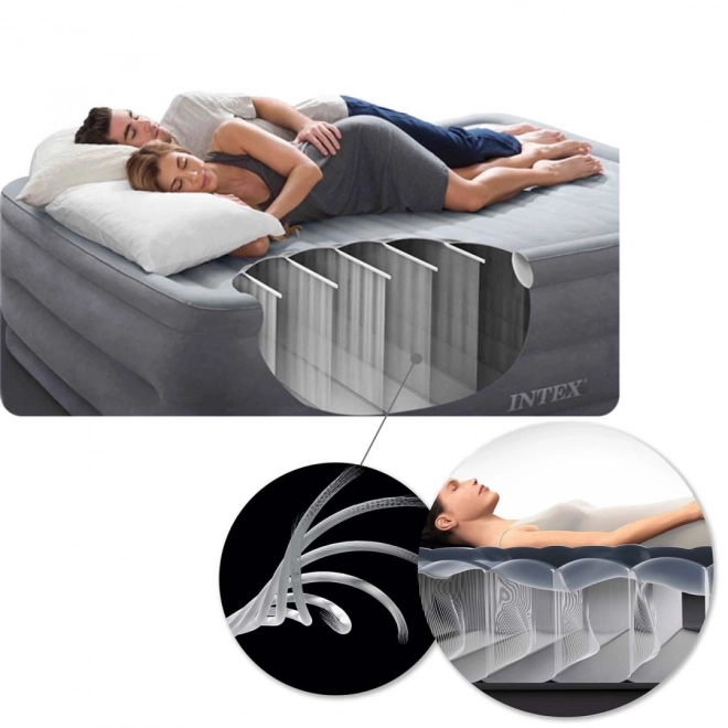 Materasso gonfiabile singolo con pompa integrata INTEX