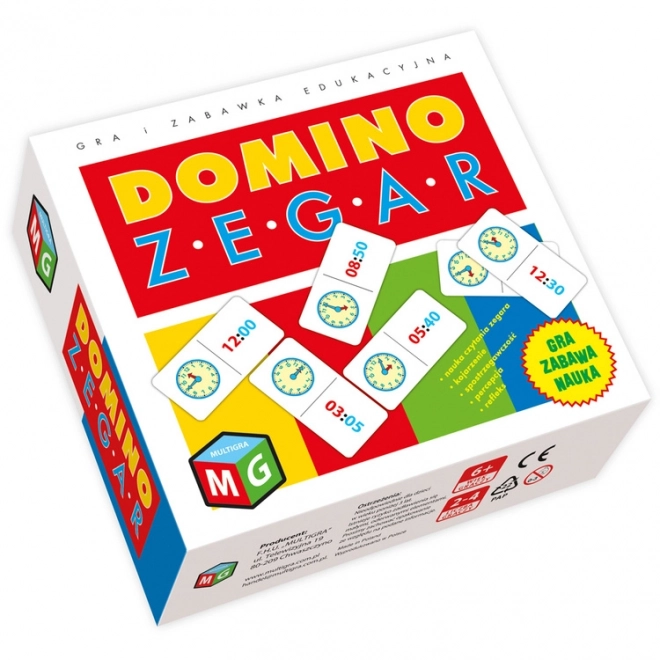 Gioco educativo domino orologio Multigra