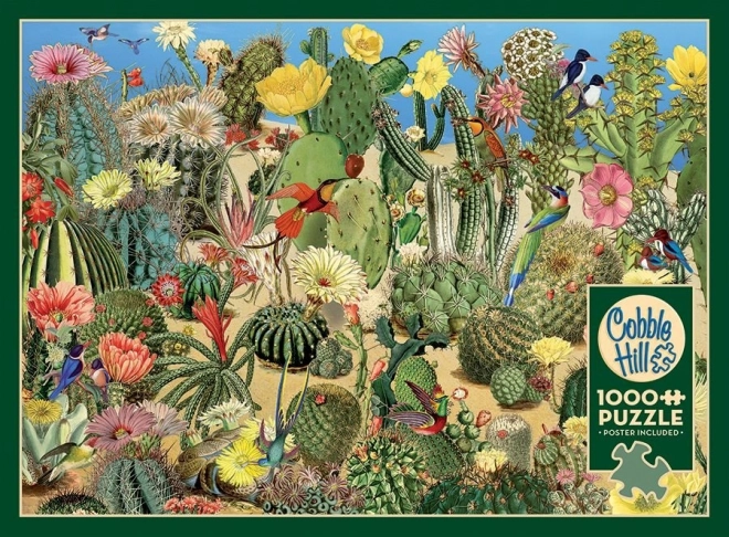 Puzzle Giardino di Cactus da 1000 Pezzi Cobble Hill