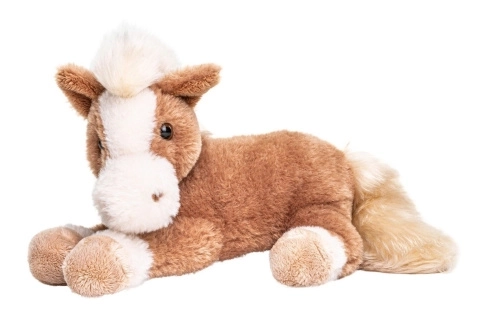 Cavallo di peluche sdraiato 30 cm