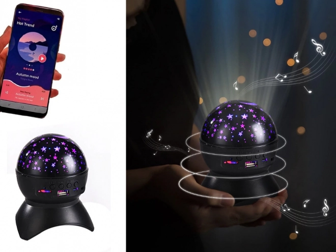 Proiettore di luci stellari notturne con altoparlante Bluetooth USB