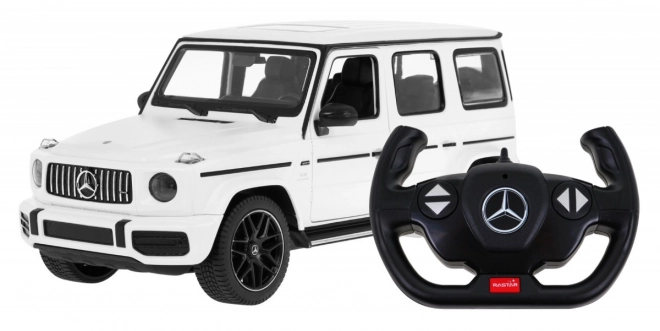 Auto telecomandato Mercedes-AMG G63 bianco scala 1:14