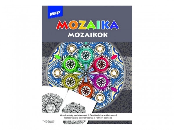 Coloriage antistress mosaico 21x29cm