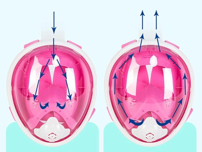 Maschera completa con boccaglio per immersioni e snorkeling S/M SP0762 RO