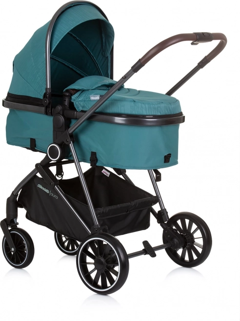 Passeggino combinato Aura 2 in 1 Teal