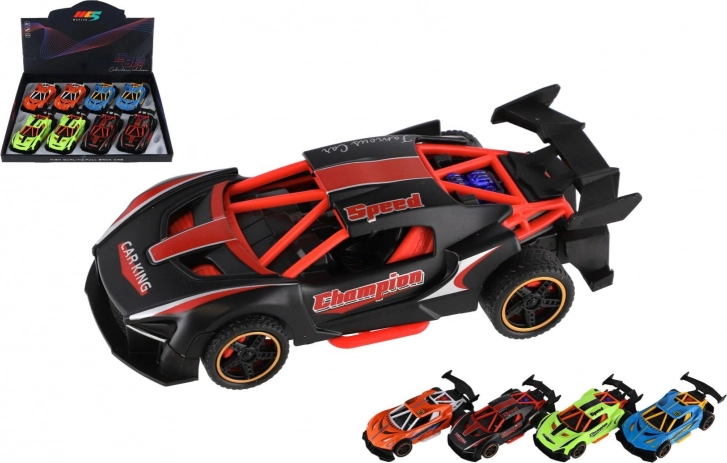 Macchinina da corsa metallo/plastica 14 cm a retrocarica