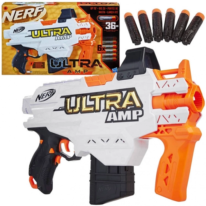 Blaster Nerf Ultra AMP con 6 Dardi in Schiuma