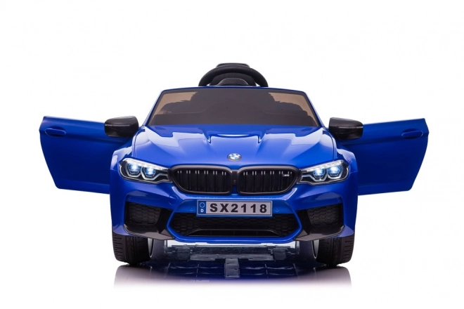 Auto elettrico per bambini BMW M5 blu