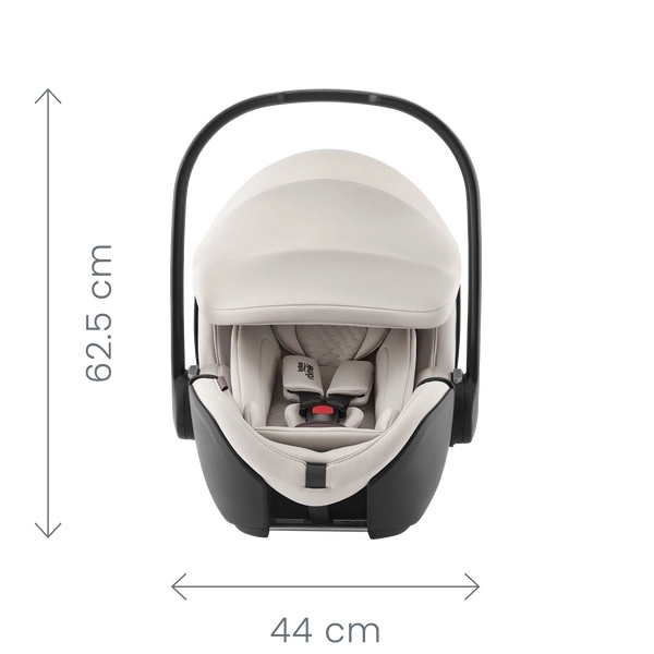 seggiolino auto Baby-Safe Pro con base Vario Lux grigio lino