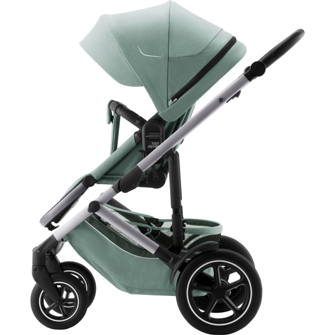 Set passeggino Smile 5Z con navicella e seggiolino Baby-Safe Pro Style, verde giada