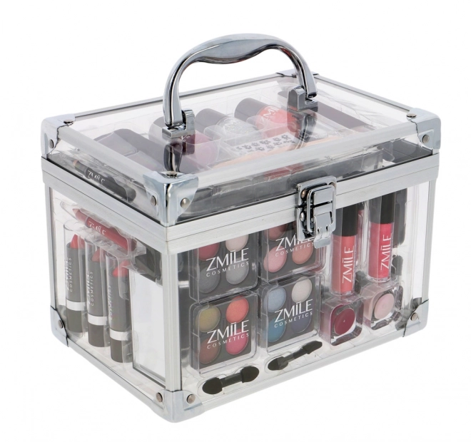 Valigia cosmetica trasparente