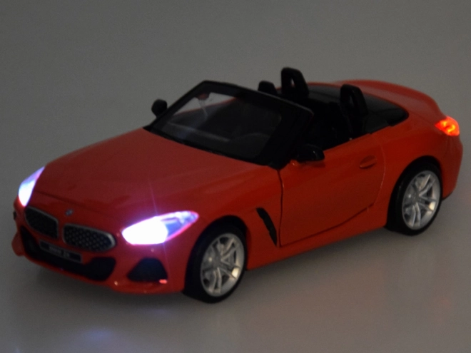 Auto metallico da collezione BMW Z4 M40i Cabriolet con luci