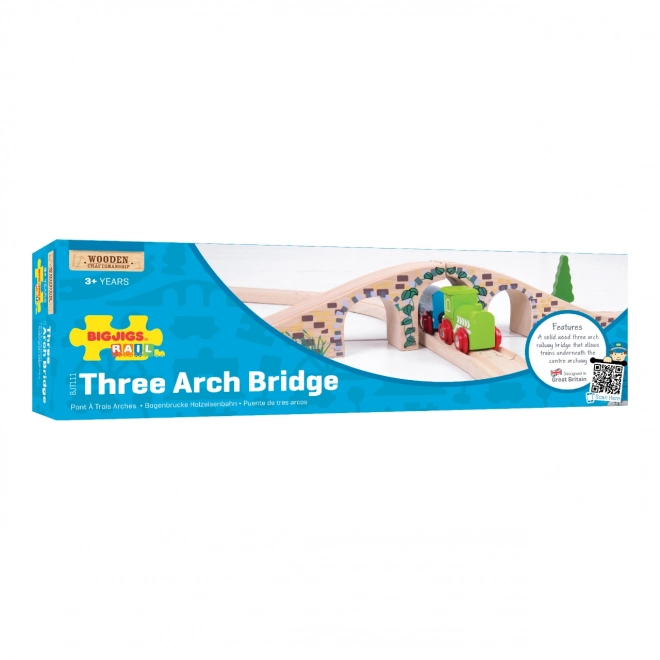 Ponte Ferroviario in Legno Bigjigs Rail