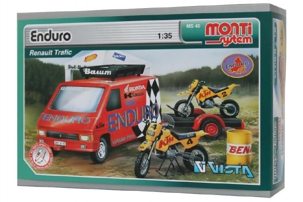 Renault Trafic MS 49 Enduro - Modellino in scala 1:35