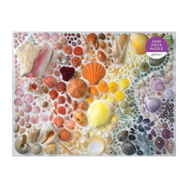 Puzzle Galison Conchiglie Arcobaleno 2000 Pezzi