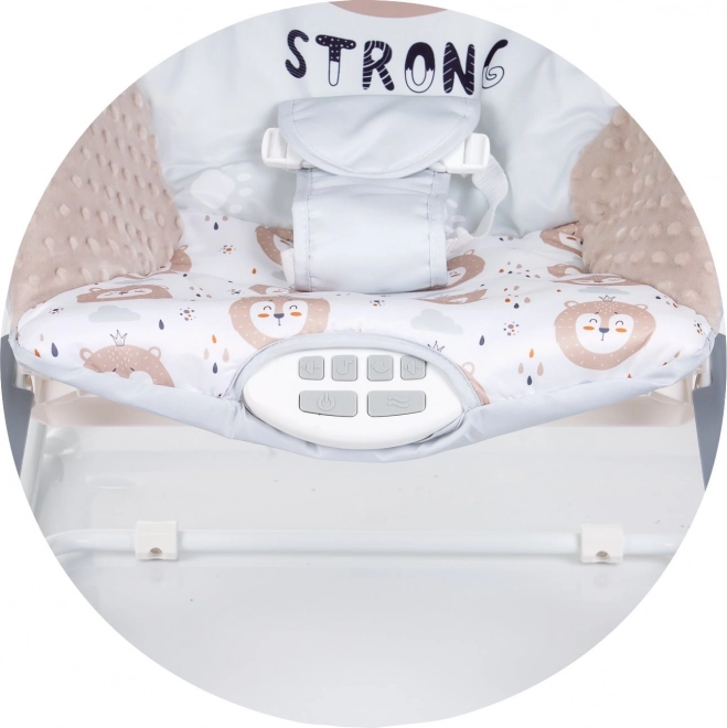 Sedia a dondolo per bambini Melody Beige