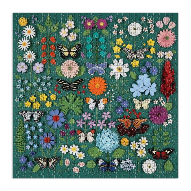 Puzzle Galison giardino botanico delle farfalle 500 pezzi