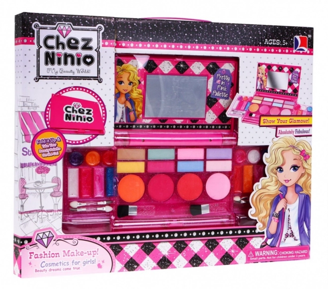 Set da trucco rosa per bambini 5+ con accessori