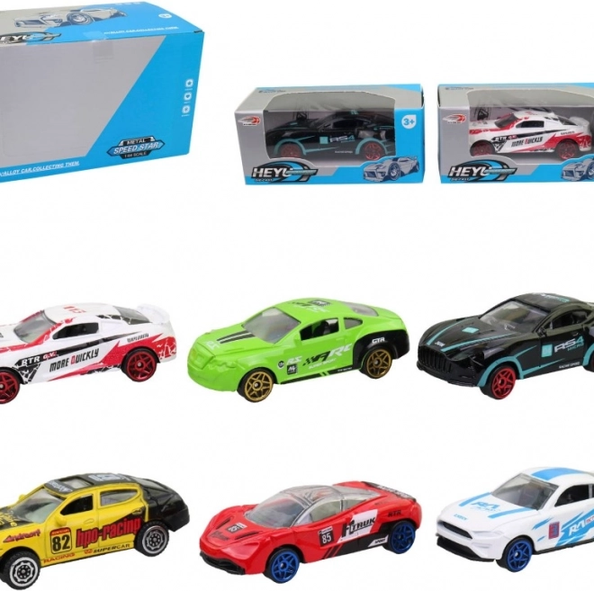 Set di macchinine in display box - 48 pezzi