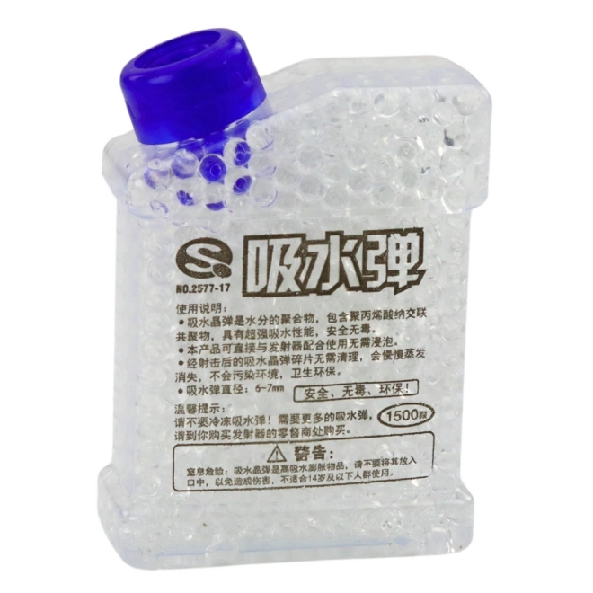 Sfere d'acqua trasparenti pronte per pistole 1500 pezzi 6-7 mm