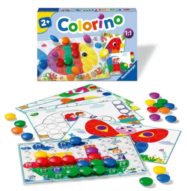 Gioco di bottoni Colorino per bambini