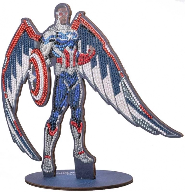Pittura di diamanti XL Avengers: Falcon