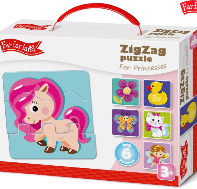 Puzzle ZigZag per Principesse Far Far Land