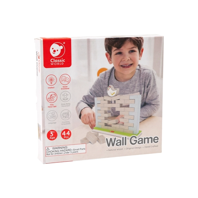 Gioco in legno Muro di mattoni