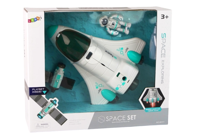 Satellite con illuminazione colorata