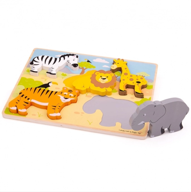 Puzzle ad incastro Safari Bigjigs Toys