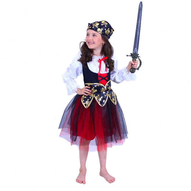 Costume da Pirata con Sciarpa per Bambina