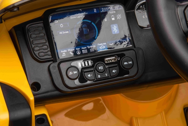 Auto per bambini Ford Ranger giallo