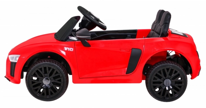 auto a batteria per bambini Audi R8 rossa con telecomando