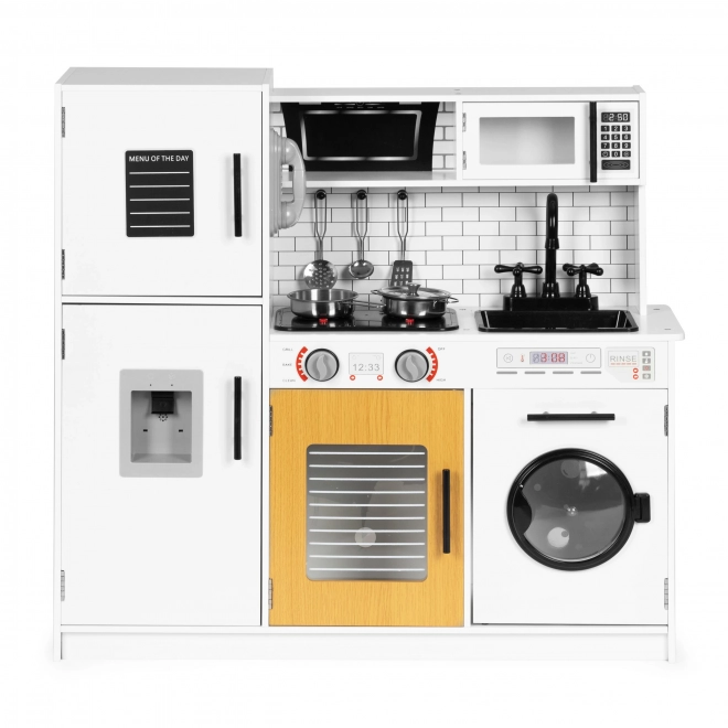 Grande cucina in legno per bambini con suoni e luci di ECOTOYS
