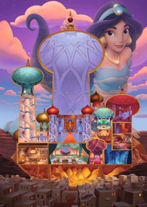 Puzzle Ravensburger Disney Castello di Jasmine 1000 Pezzi