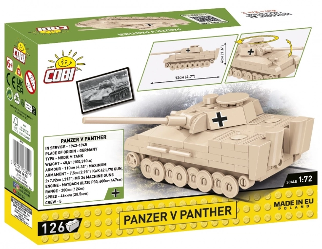 Modello in mattoncini Panzer V Panther COBI