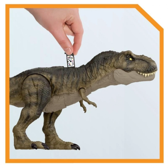 Figura Jurassic World T-rex Distruggi e Divora