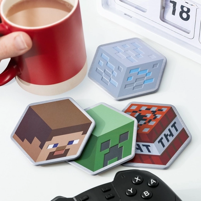 Set di sottobicchieri Minecraft