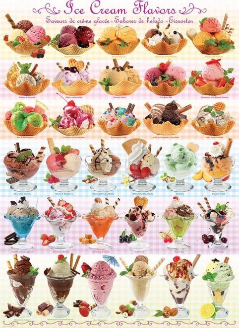 Puzzle Gusti Gelato 1000 pezzi