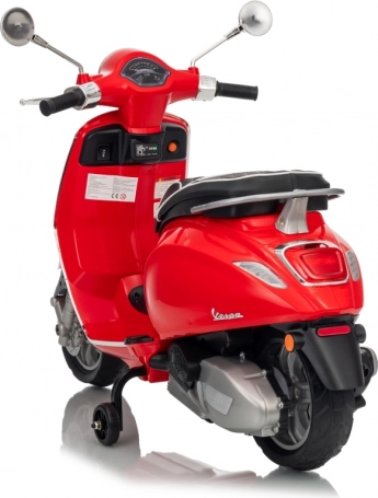 Scooter elettrico per bambini VESPA ROMA – rosso