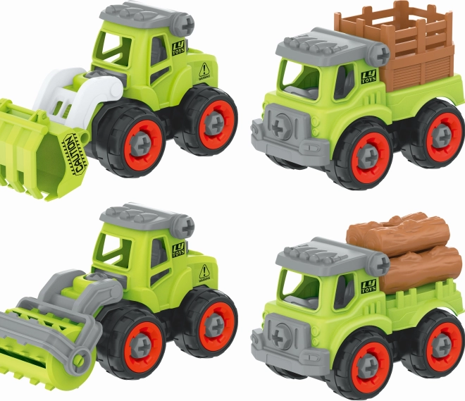 Auto agricoli a vite 4 pezzi