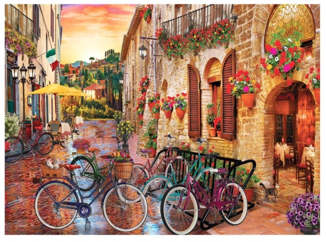 Puzzle Ciclista in Toscana 1000 Pezzi