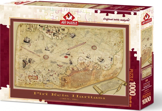 Puzzle Mappa del Capitano Reise 1000 pezzi