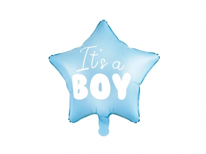 Palloncino a Forma di Stella It's a Boy Baby Shower Blu