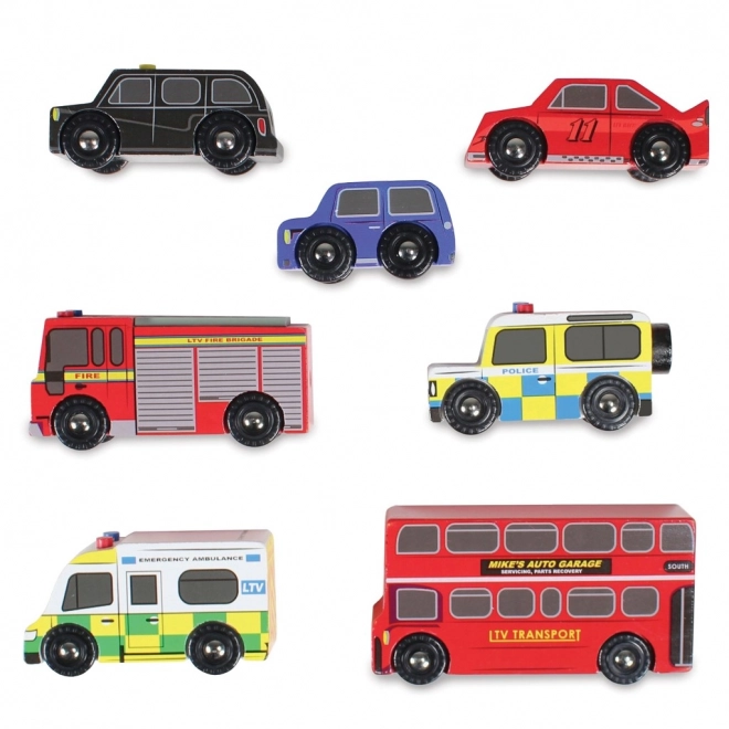 Set di Veicoli in Legno di Londra Le Toy Van