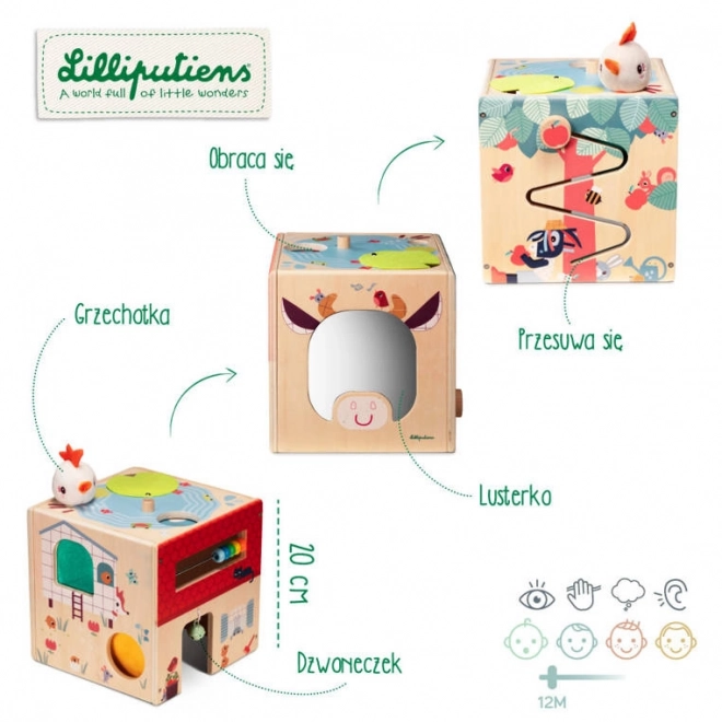 Lilliputiens - Cubo Attività Gallina Paulette